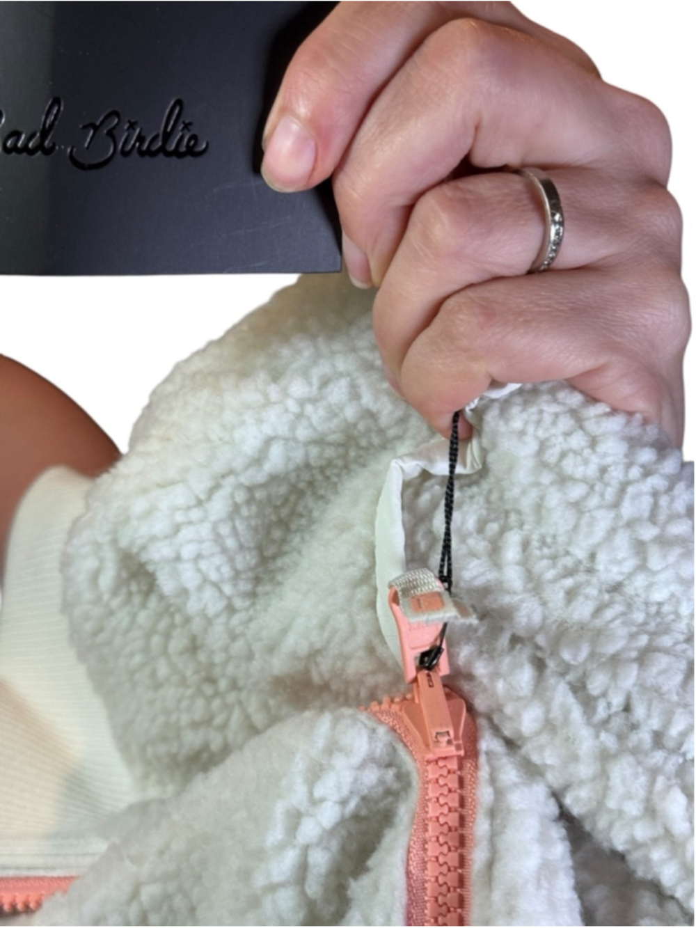 Women's Bad Birdie Cozy Jacket XL White Onyx - Picture 3 of 4